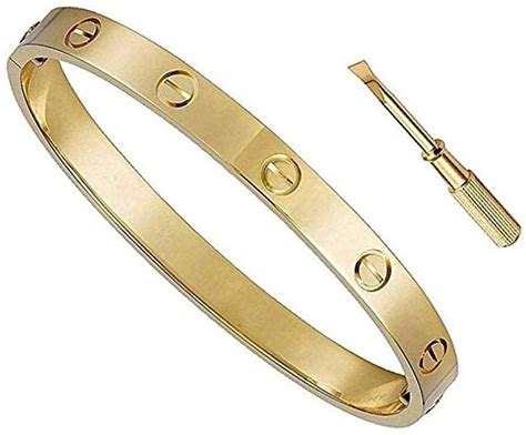 bracelet with screws - bracelet that screws together.